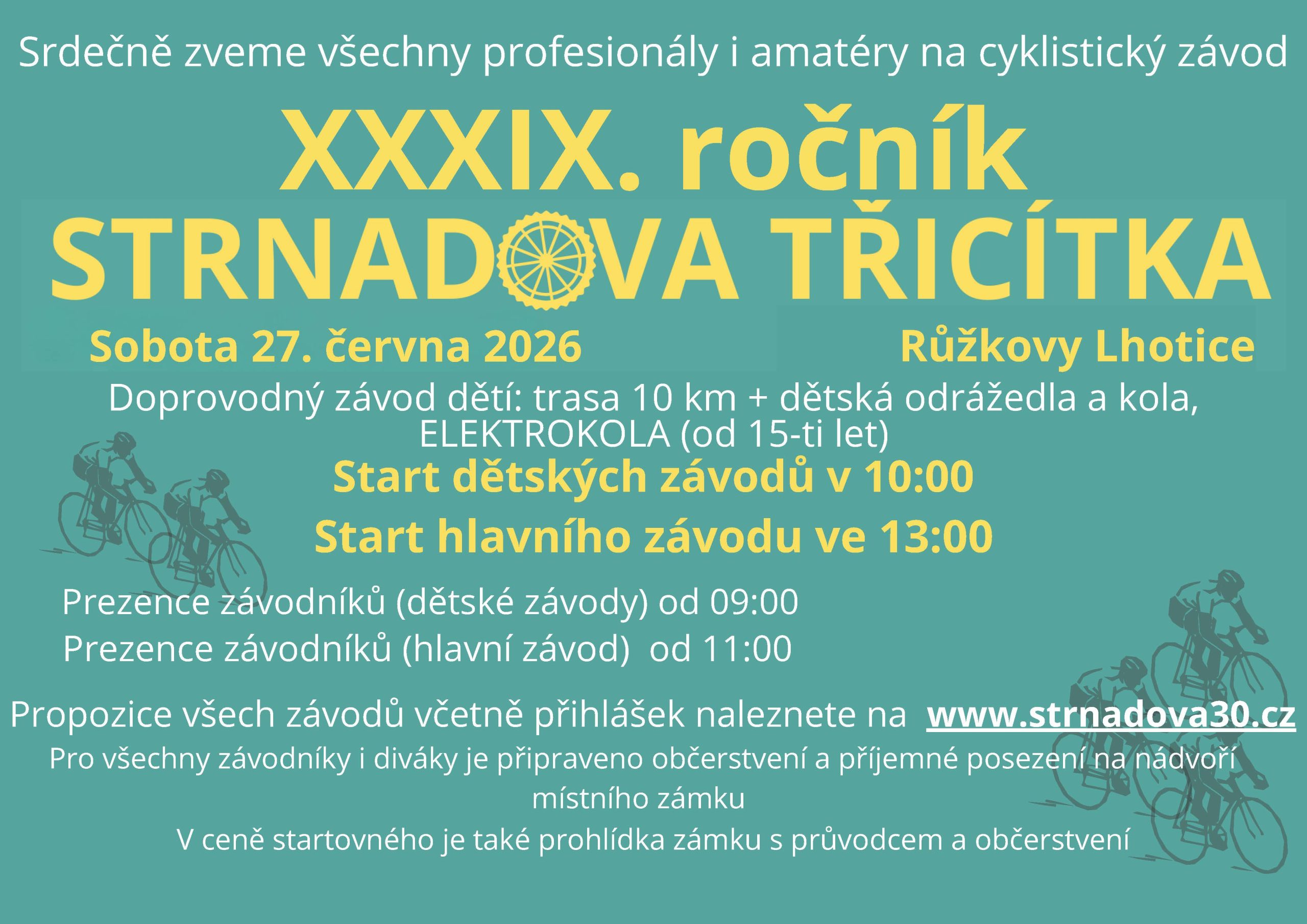 Strnadova třicítka 2026